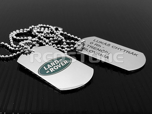 Vojenské známky LAND ROVER